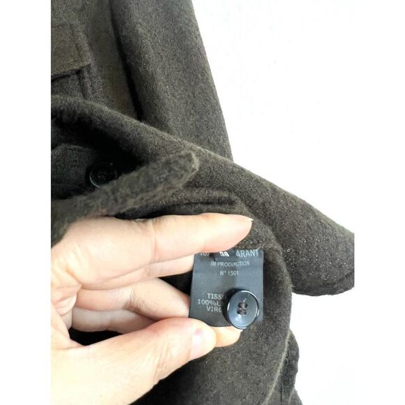 Isabel Marant wool top in olive FR38 - Picture 6 of 7